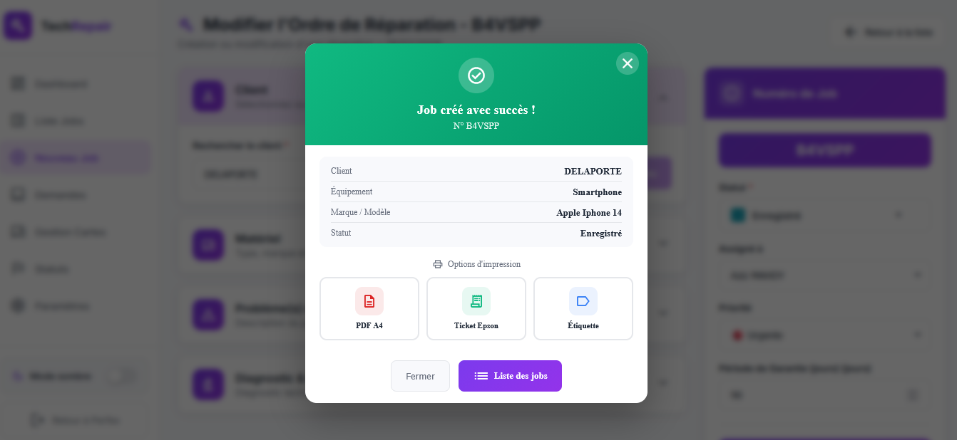 R&eacute;capitulatif